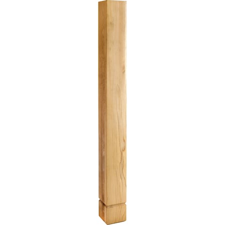 Hardware Resources 3-1/2" Wx3-1/2"Dx35-1/2"H Rubberwood Shaker Post P33RW
